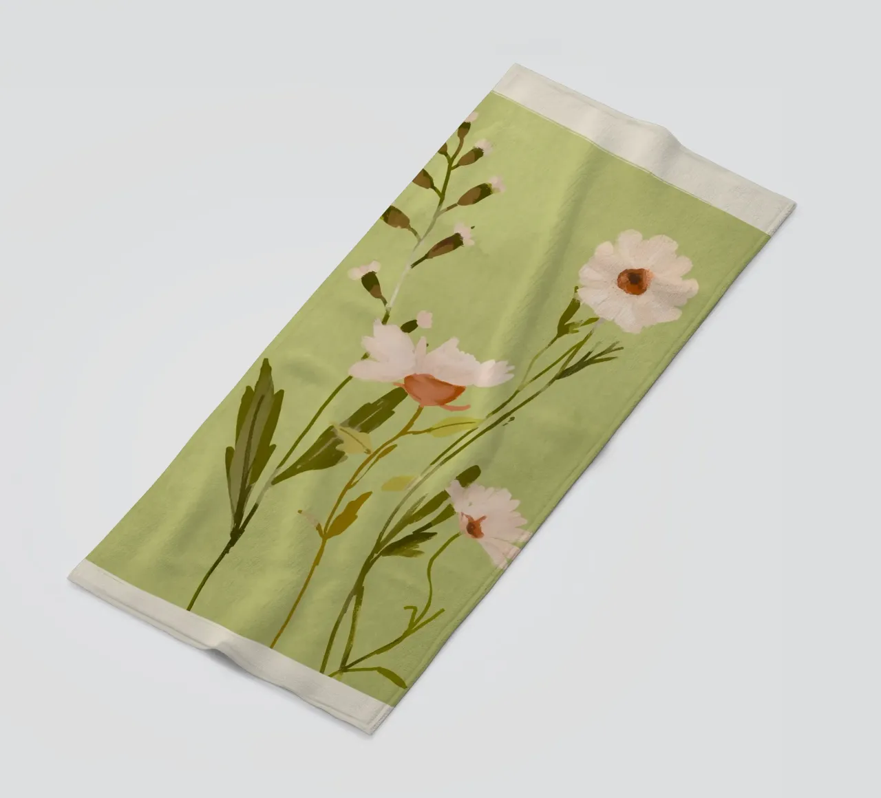 Fiori selvatici 5 telo mare da ThingDesign