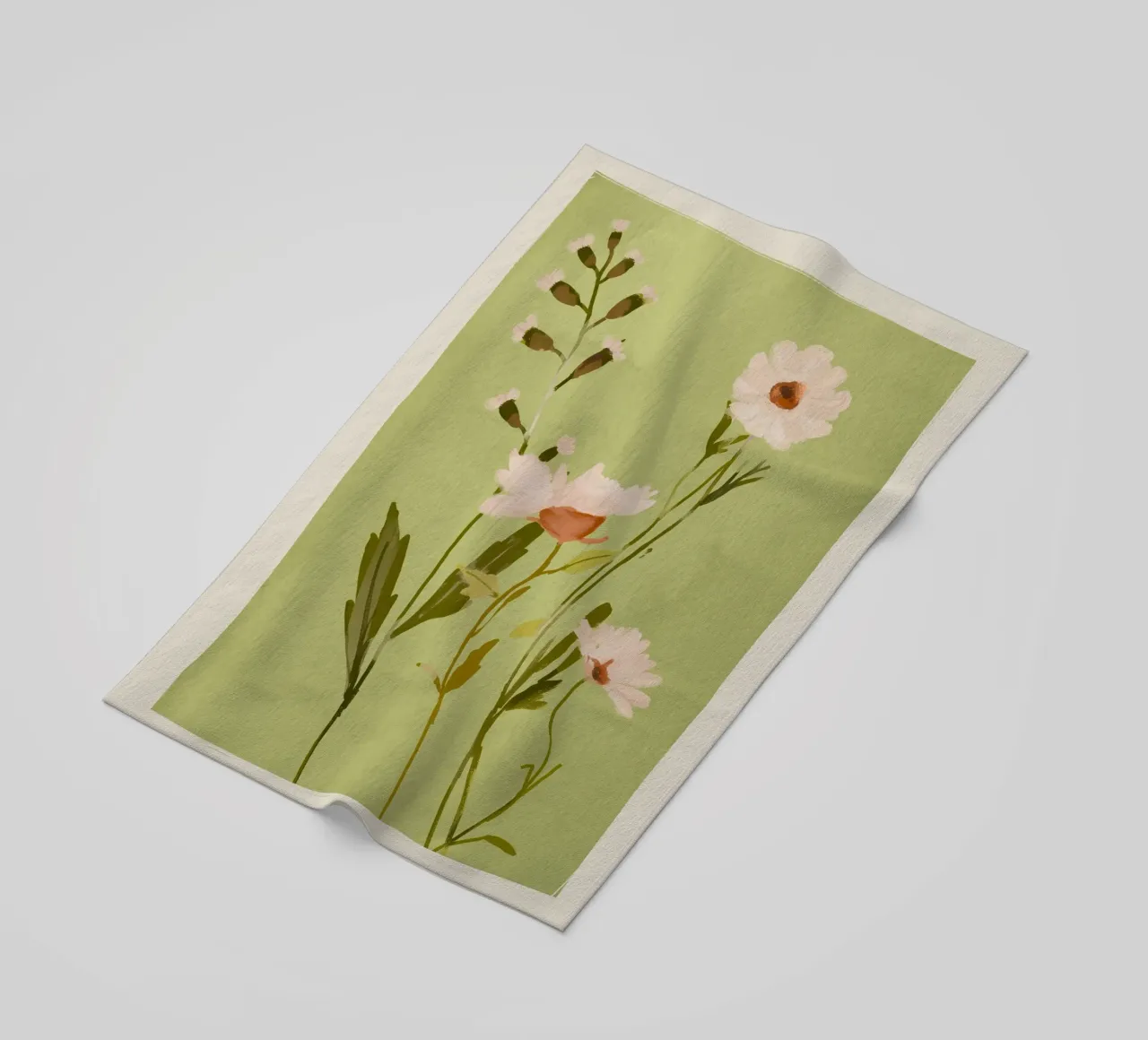 Fiori selvatici 5 telo mare da ThingDesign