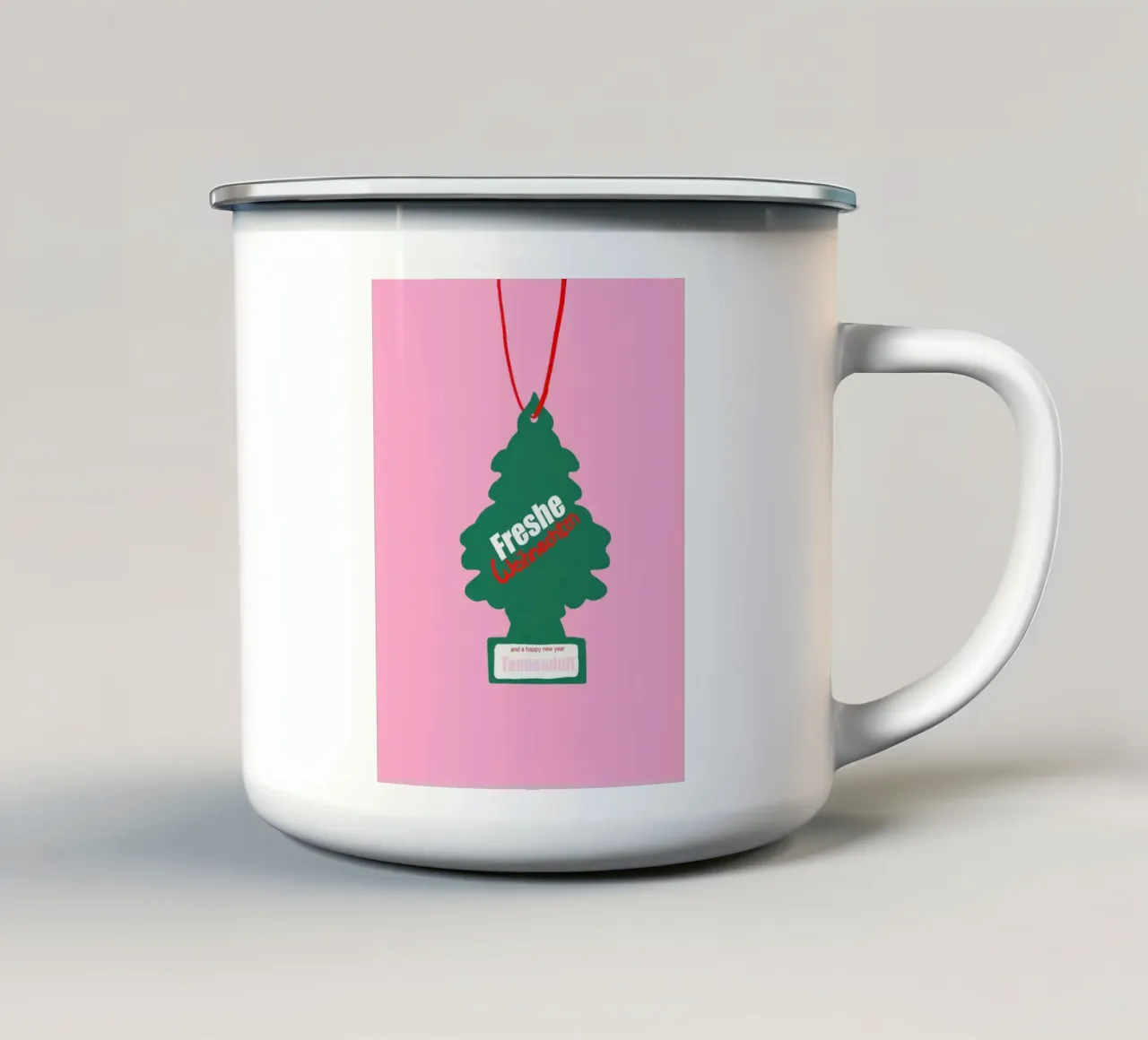 Freshe Weihnachten tazza in smalto da Hej Ibiza by Ute Arnold