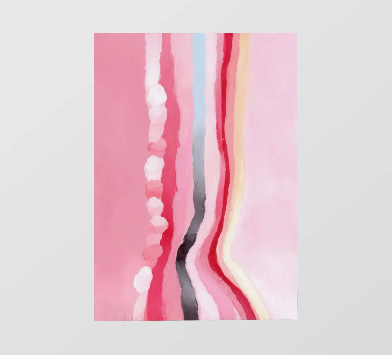 Illustrazione astratta di strisce ad acquerello pellicola backlit da Calm Shapes
