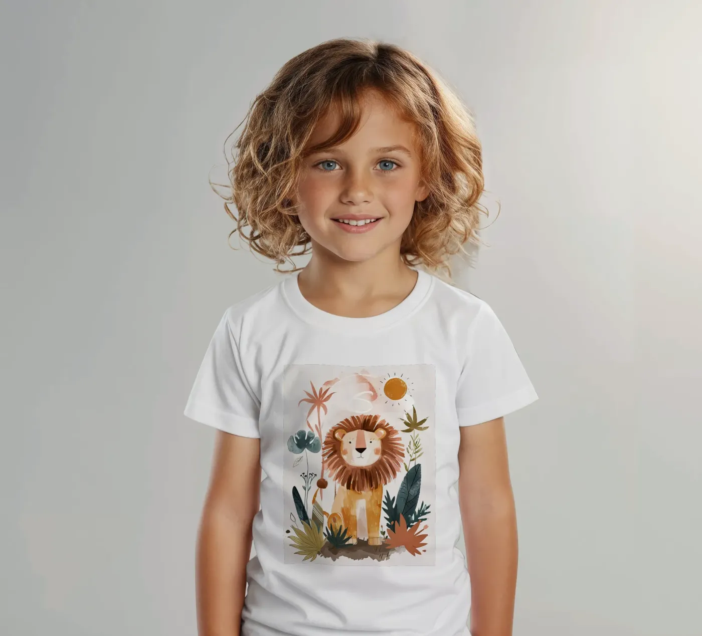 leone t-shirt bambini da Damion Francis