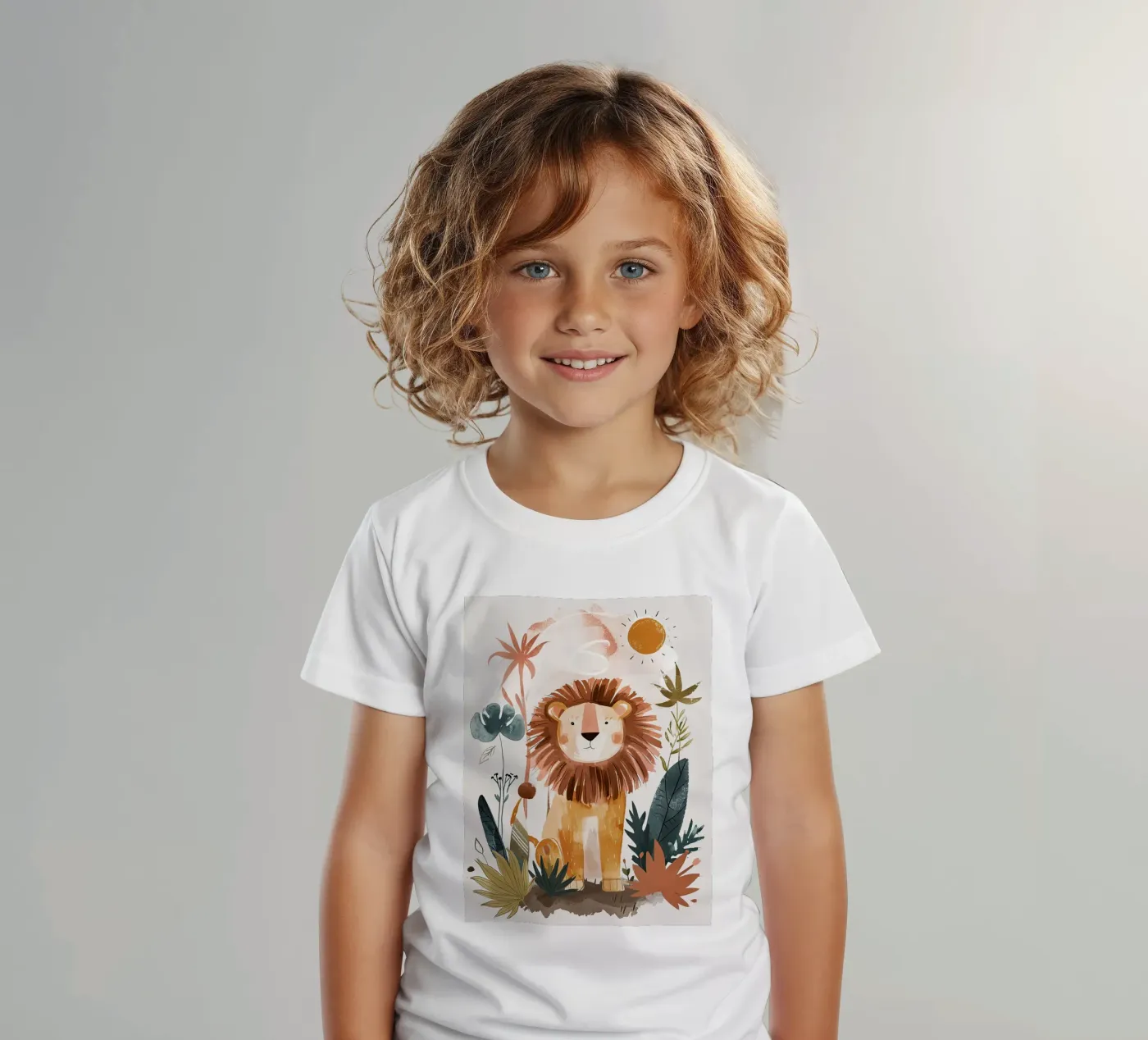 leone t-shirt bambini da Damion Francis