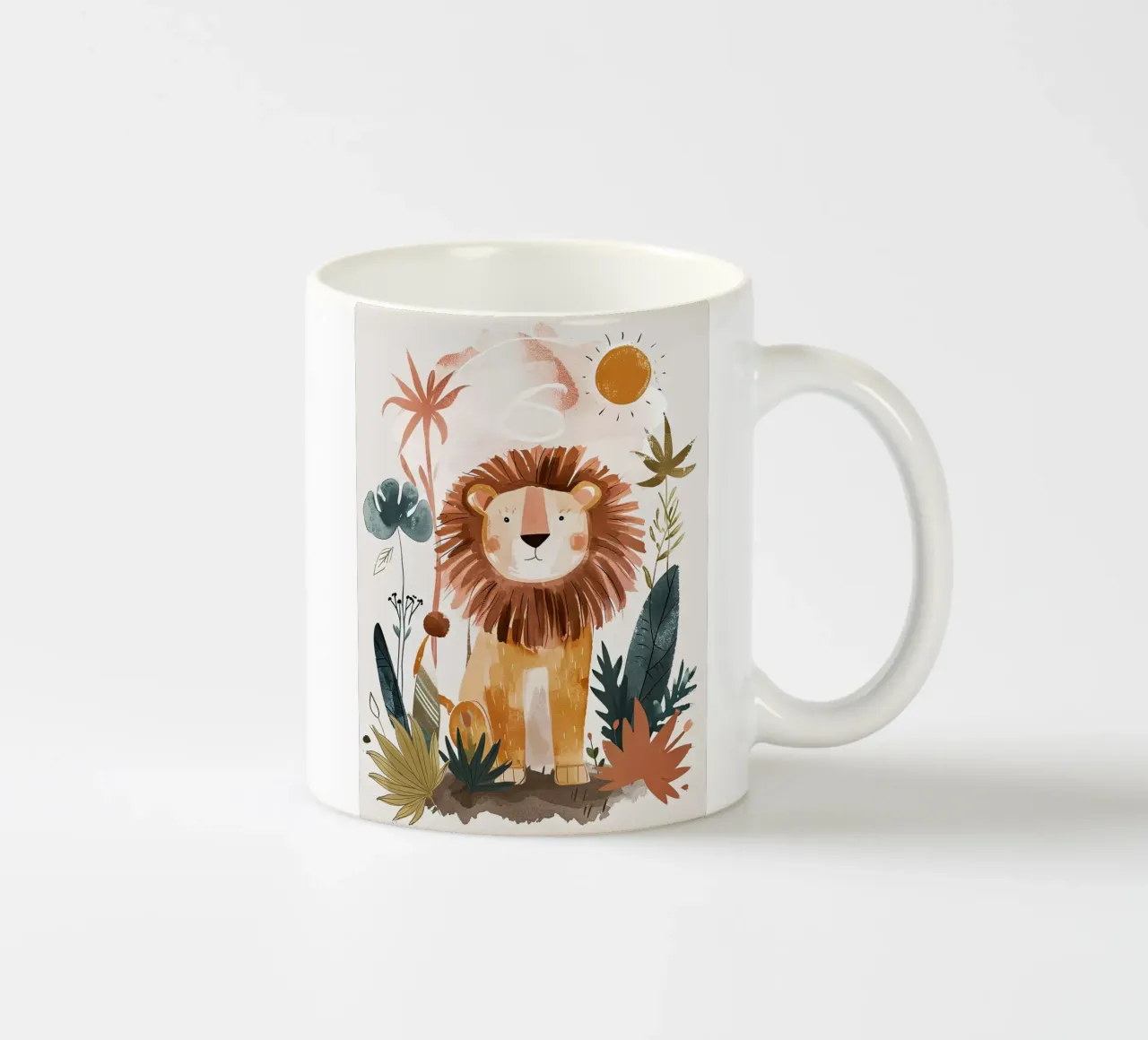 leone tazza in ceramica da Damion Francis