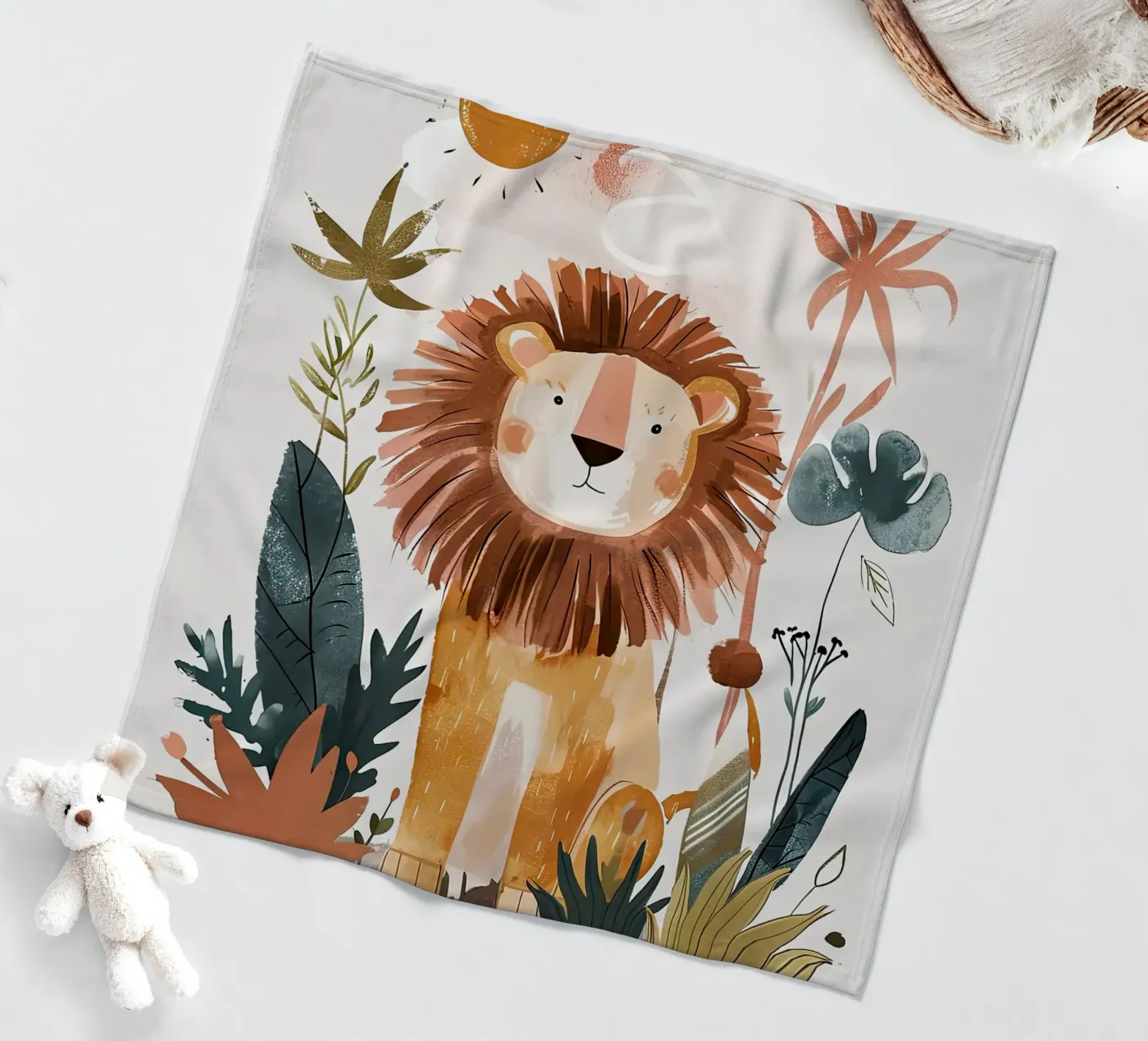 lion Fleecedecke von Damion Francis