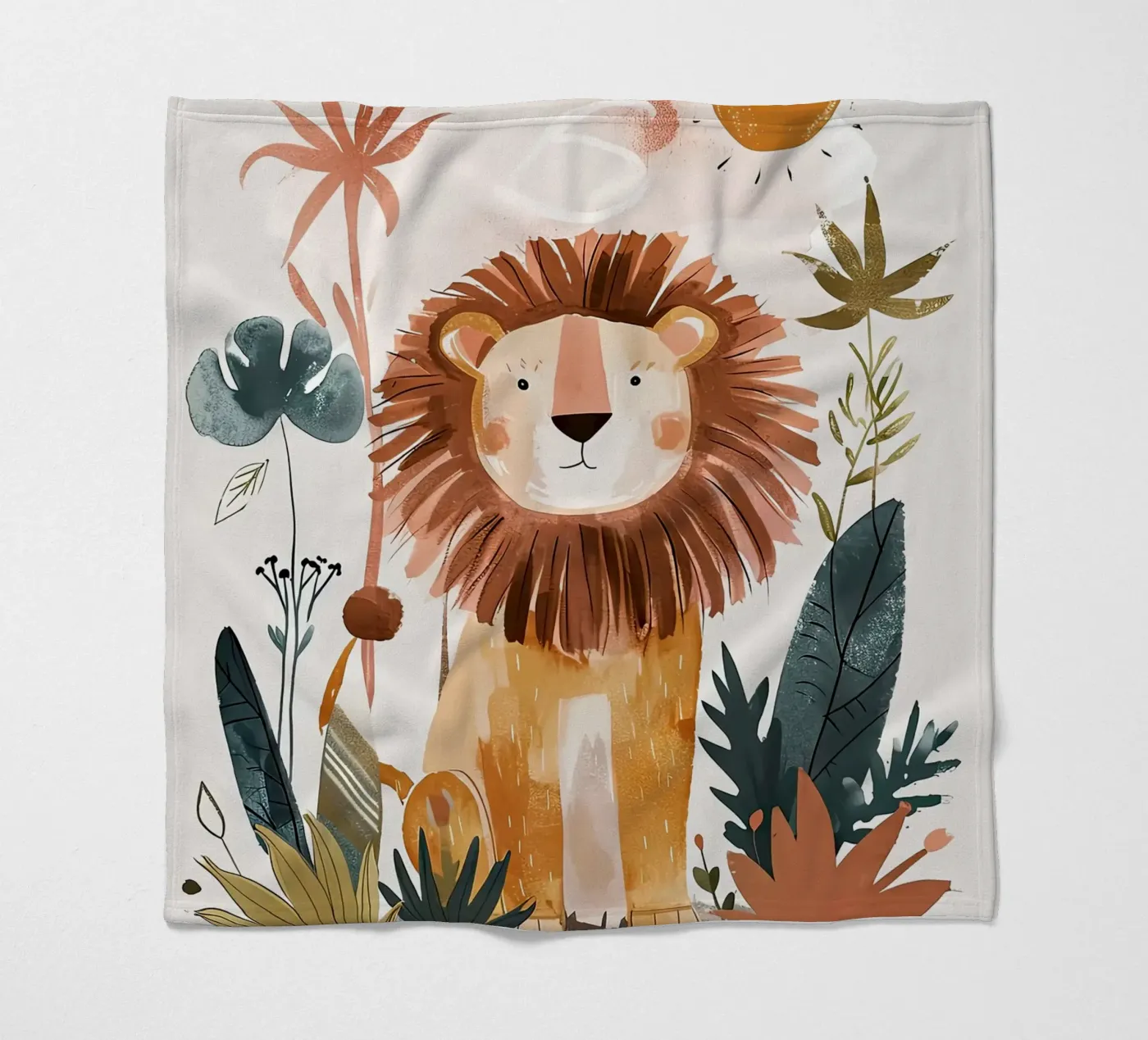 lion Fleecedecke von Damion Francis