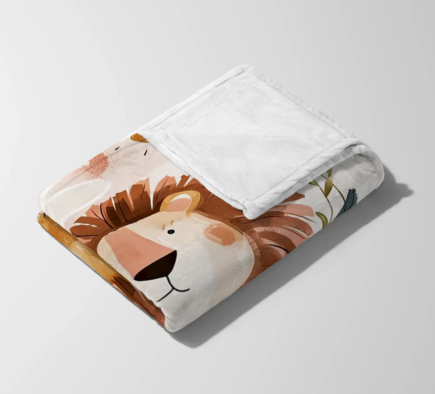 Löwe Fleecedecke von Damion Francis