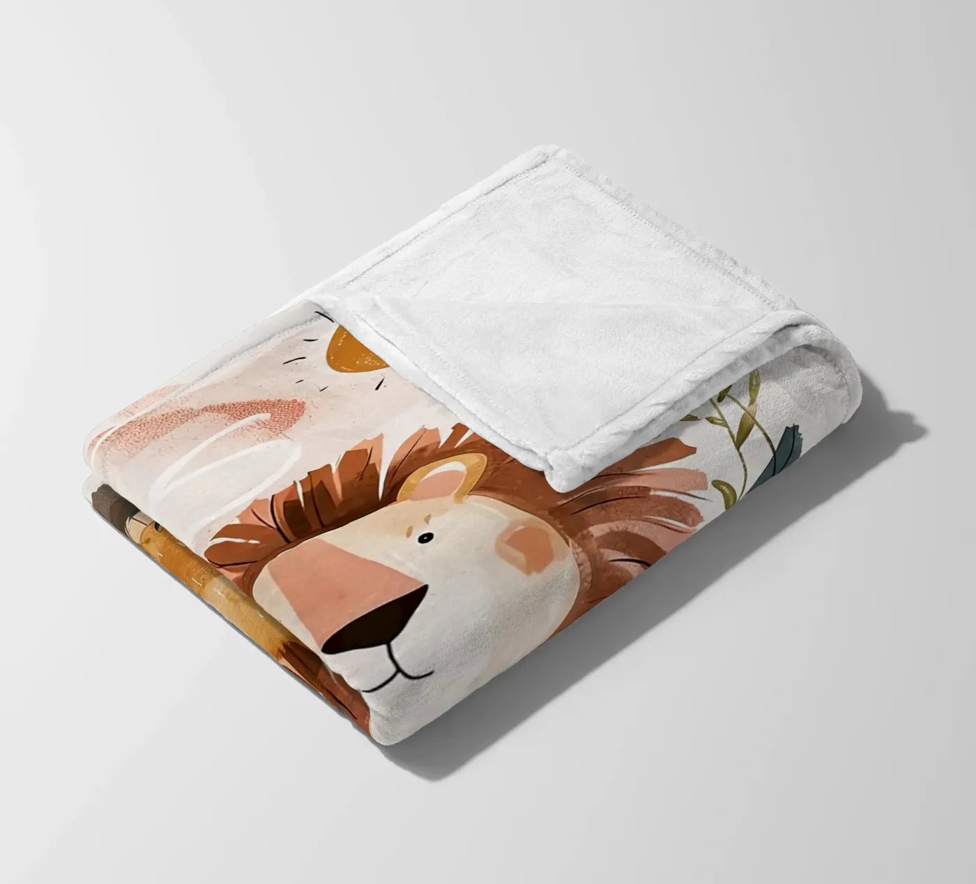 Löwe Fleecedecke von Damion Francis