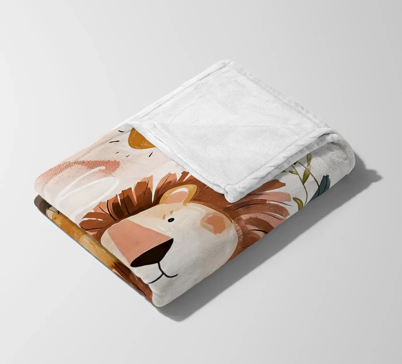 Löwe Fleecedecke von Damion Francis