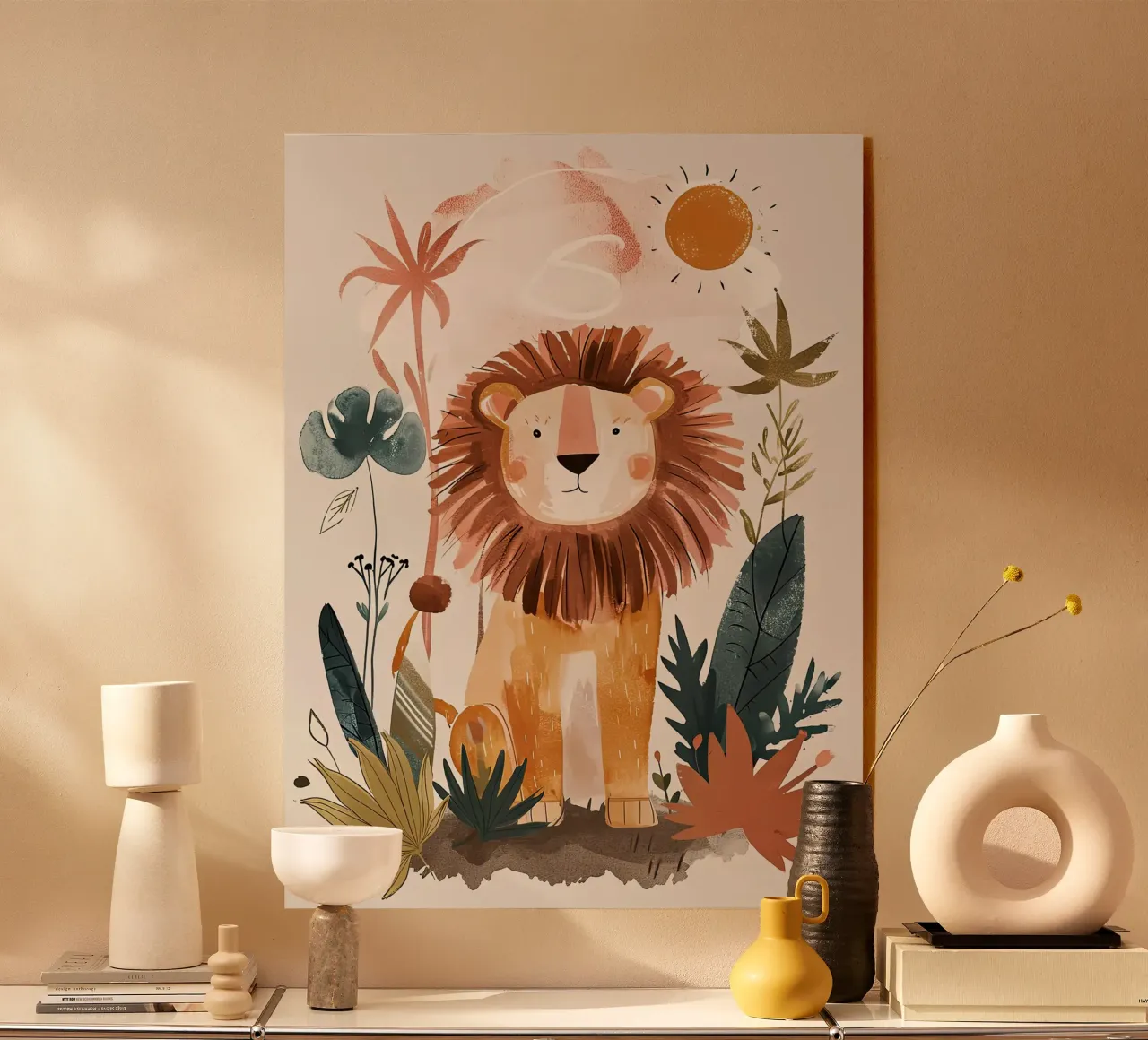 lion plexiglas de Damion Francis