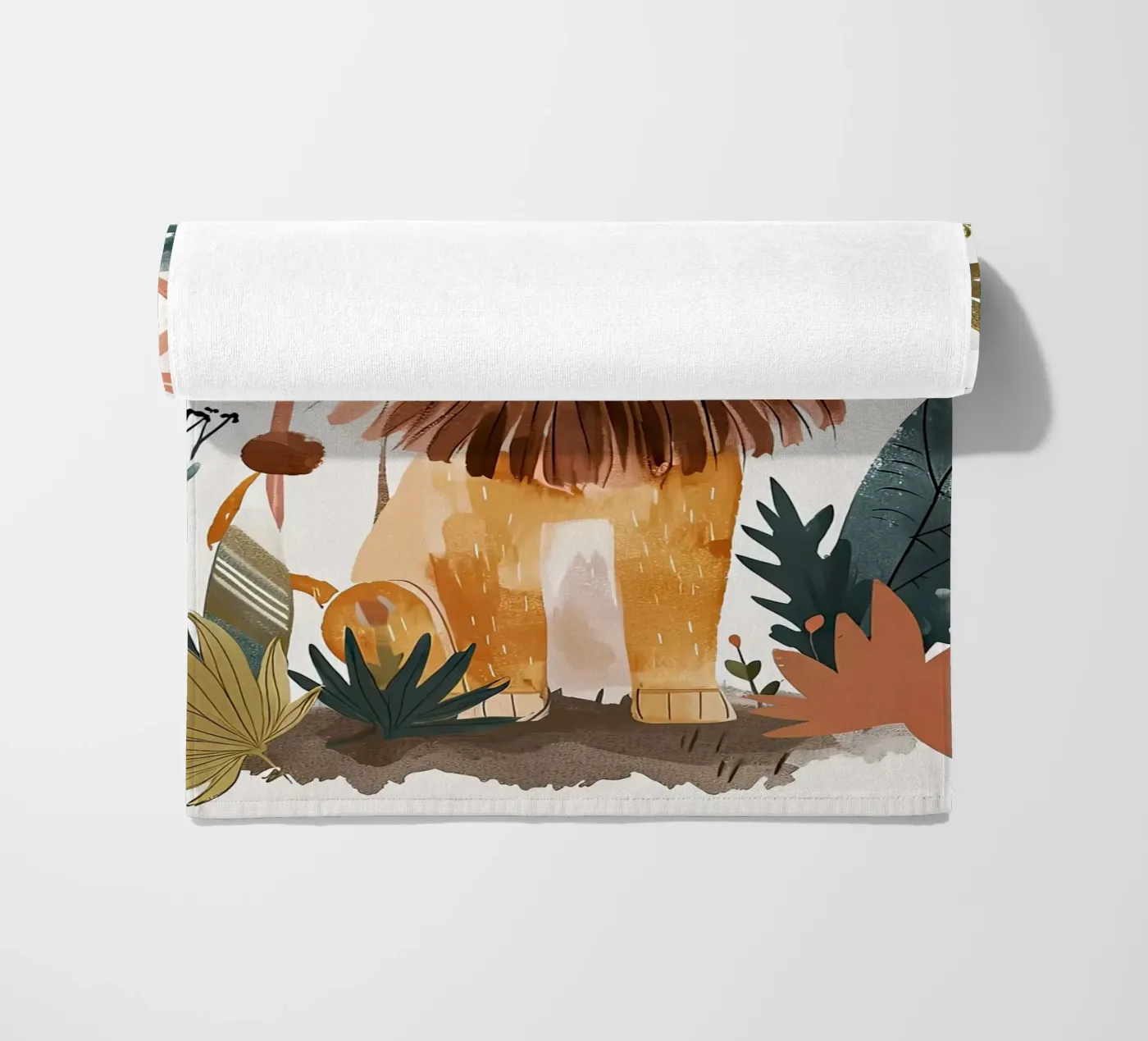 lion serviette de plage de Damion Francis