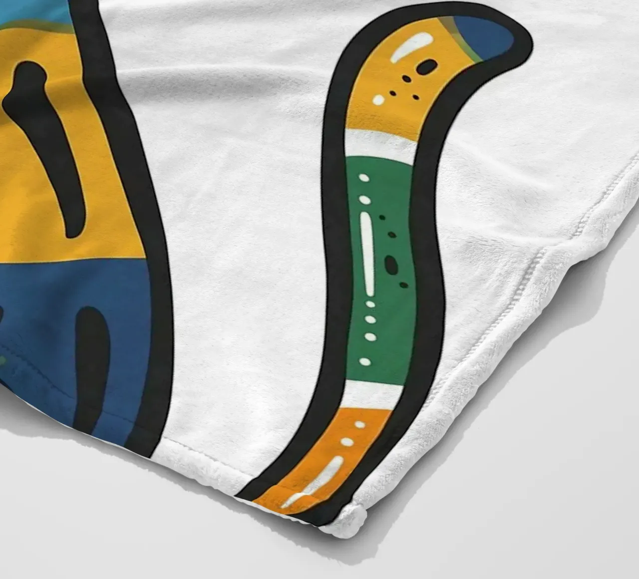 Multi Color Cat coperta in pile da Damion Francis