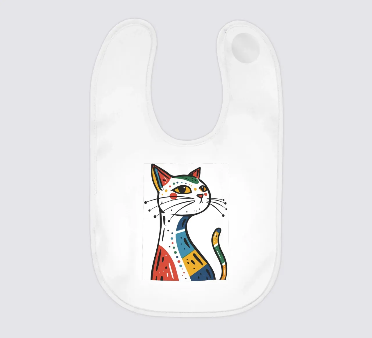 Multi Color Cat bavaglino da Damion Francis