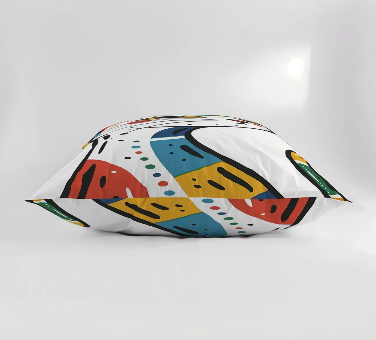 Multi Color Cat cuscino da Damion Francis