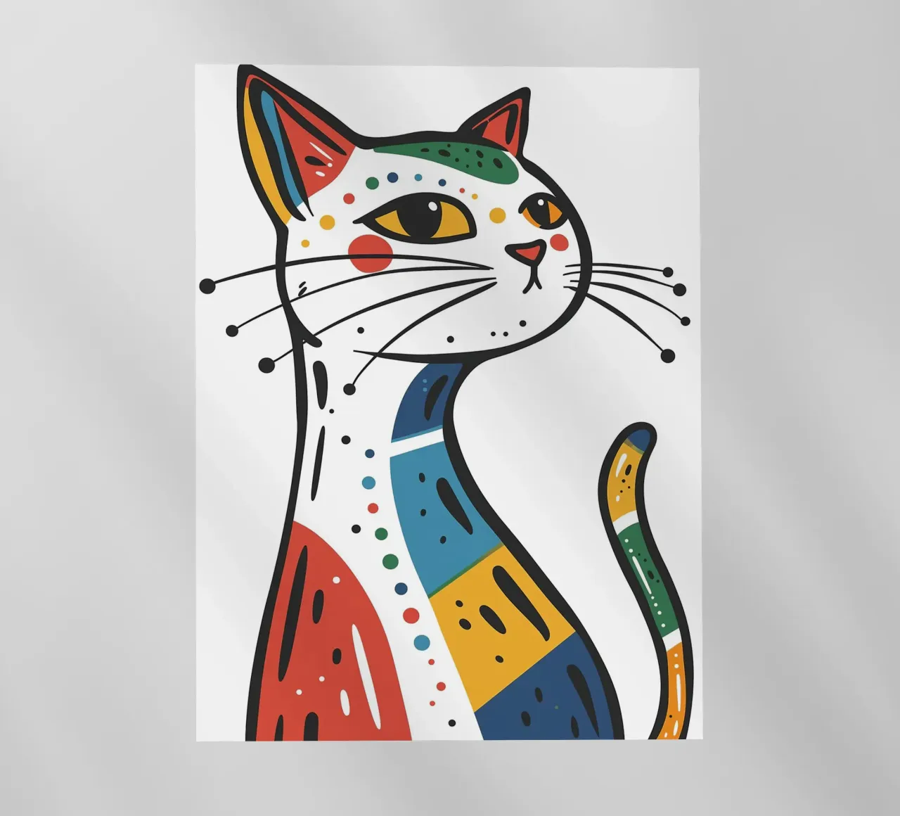 Multi Color Cat pellicola backlit da Damion Francis