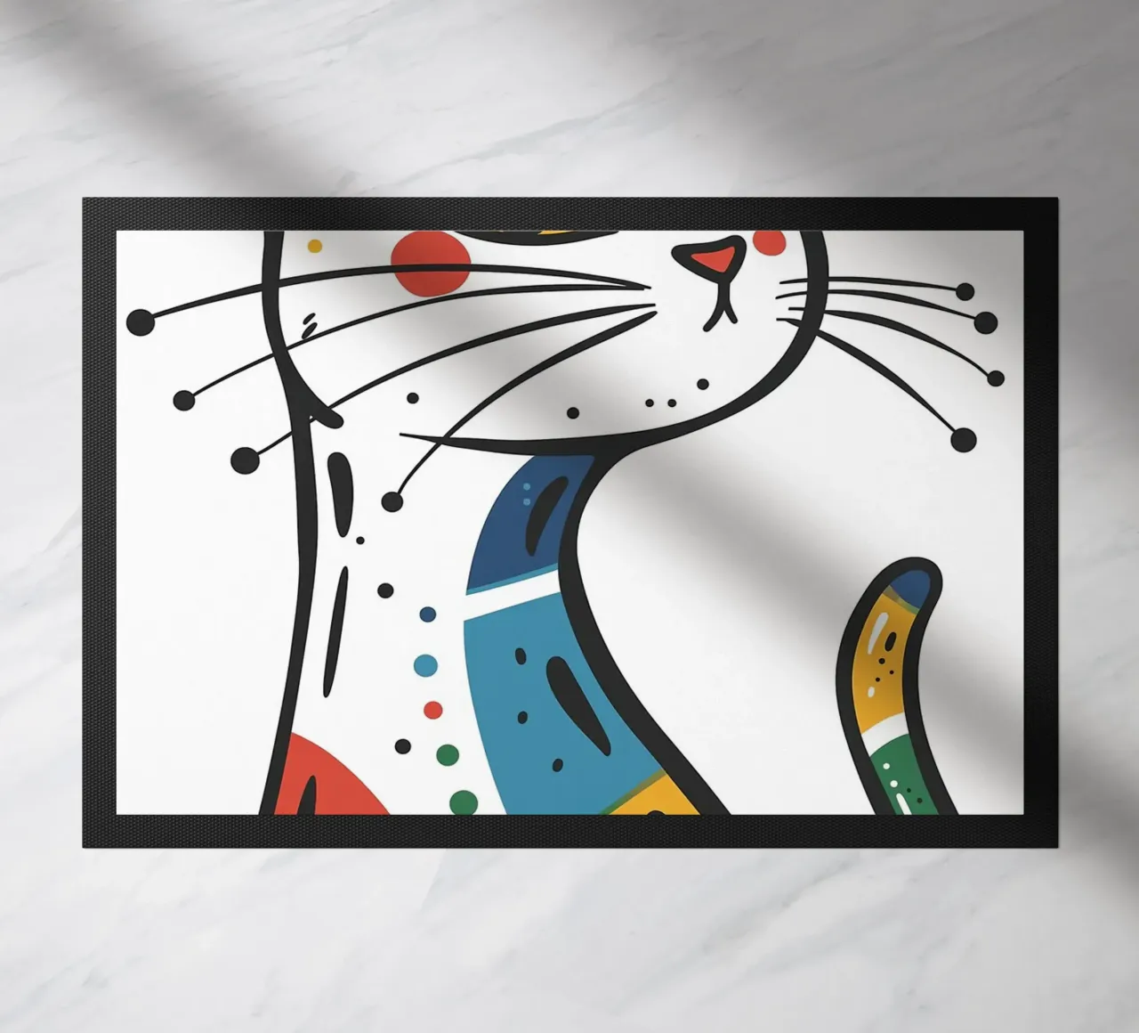 Multi Color Cat zerbino da Damion Francis