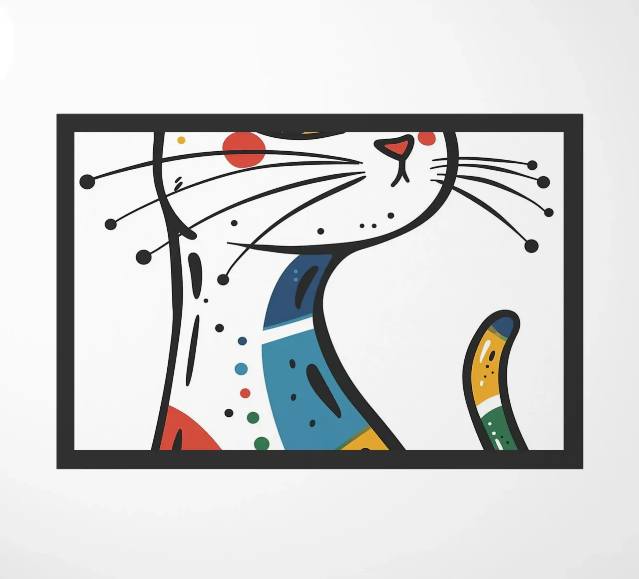 Multi Color Cat zerbino da Damion Francis