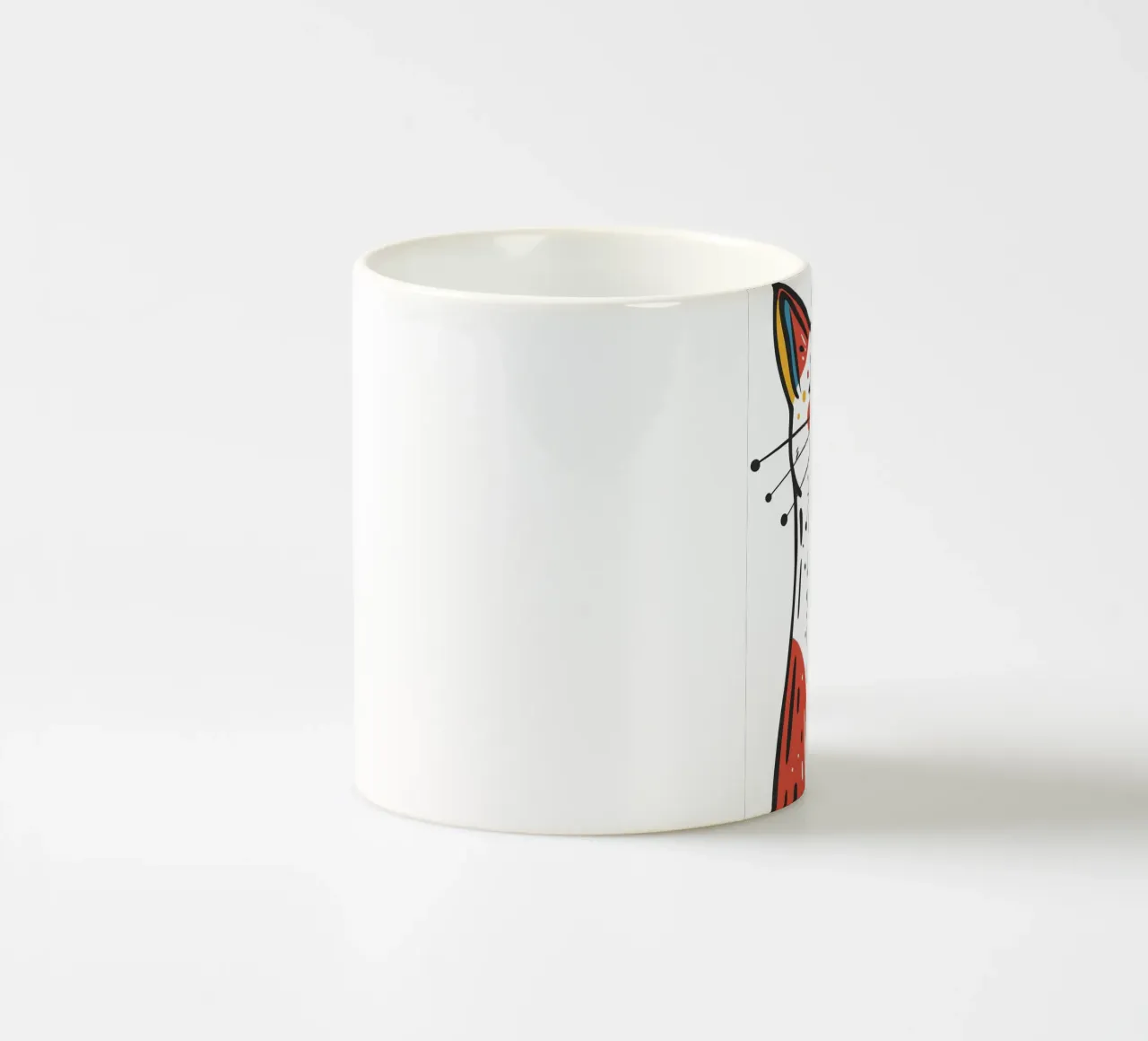Multi Color Cat tazza in ceramica da Damion Francis