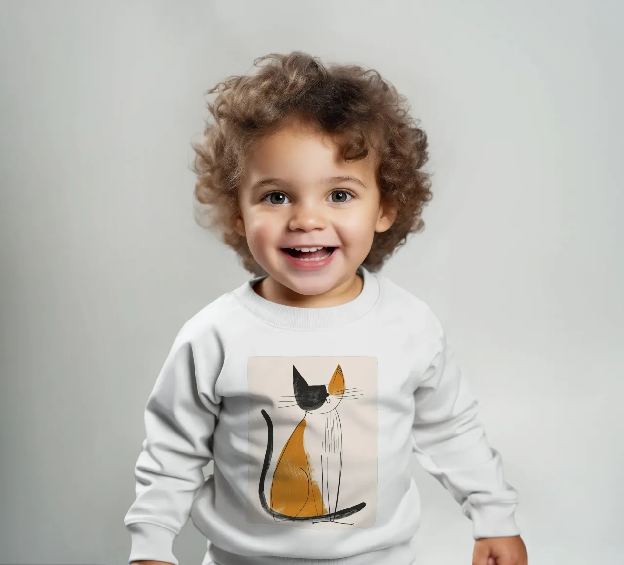 Fascino felino nostalgico felpa neonato da Damion Francis