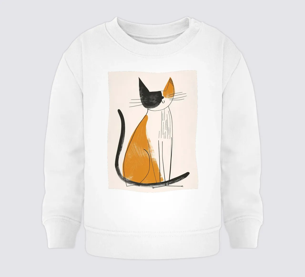 Fascino felino nostalgico felpa neonato da Damion Francis