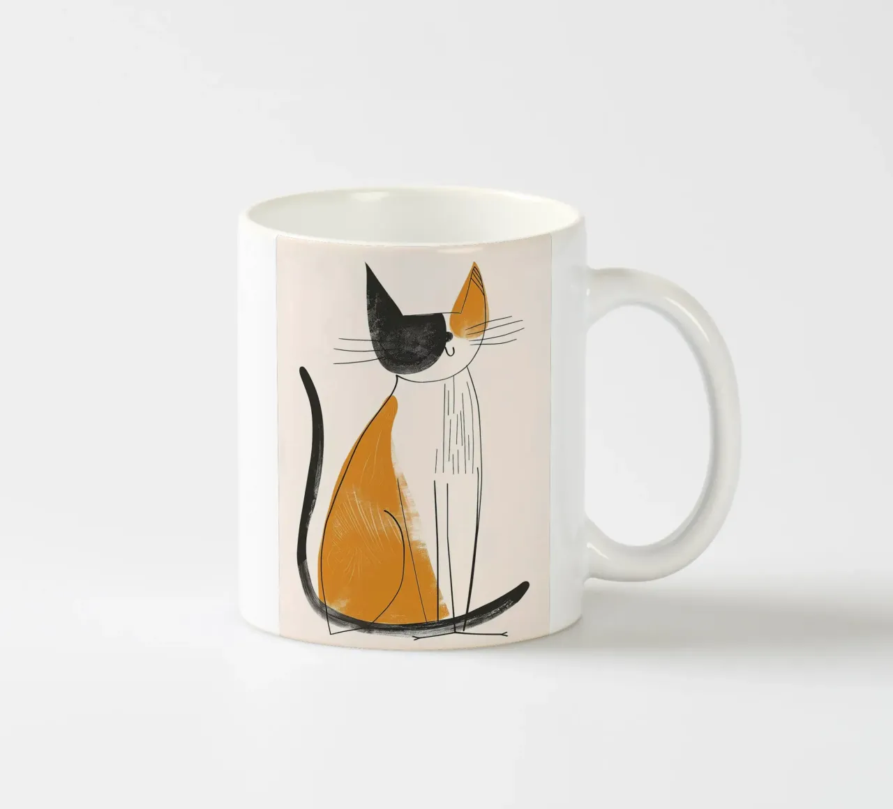 Fascino felino nostalgico tazza in ceramica da Damion Francis