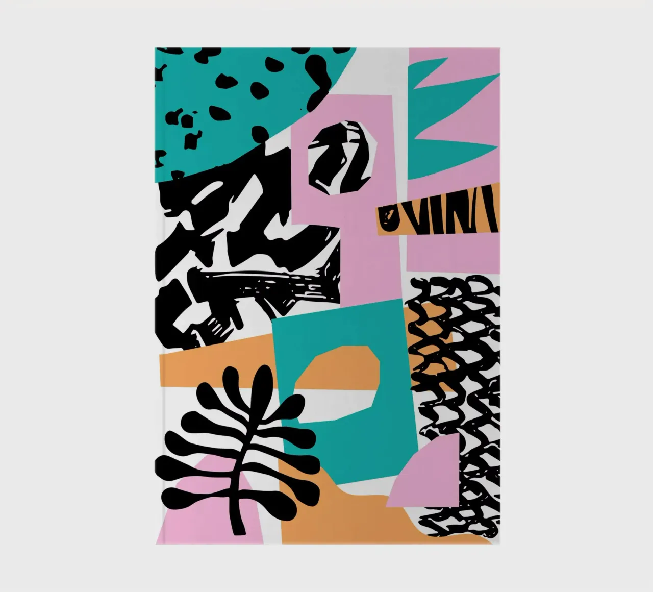 Playful Abstraction notebook by Kim Hubball Studio