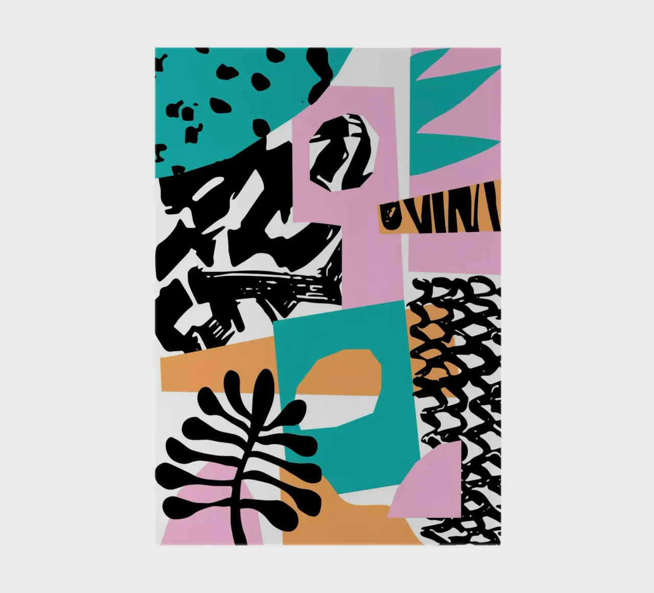 Playful Abstraction notebook by Kim Hubball Studio