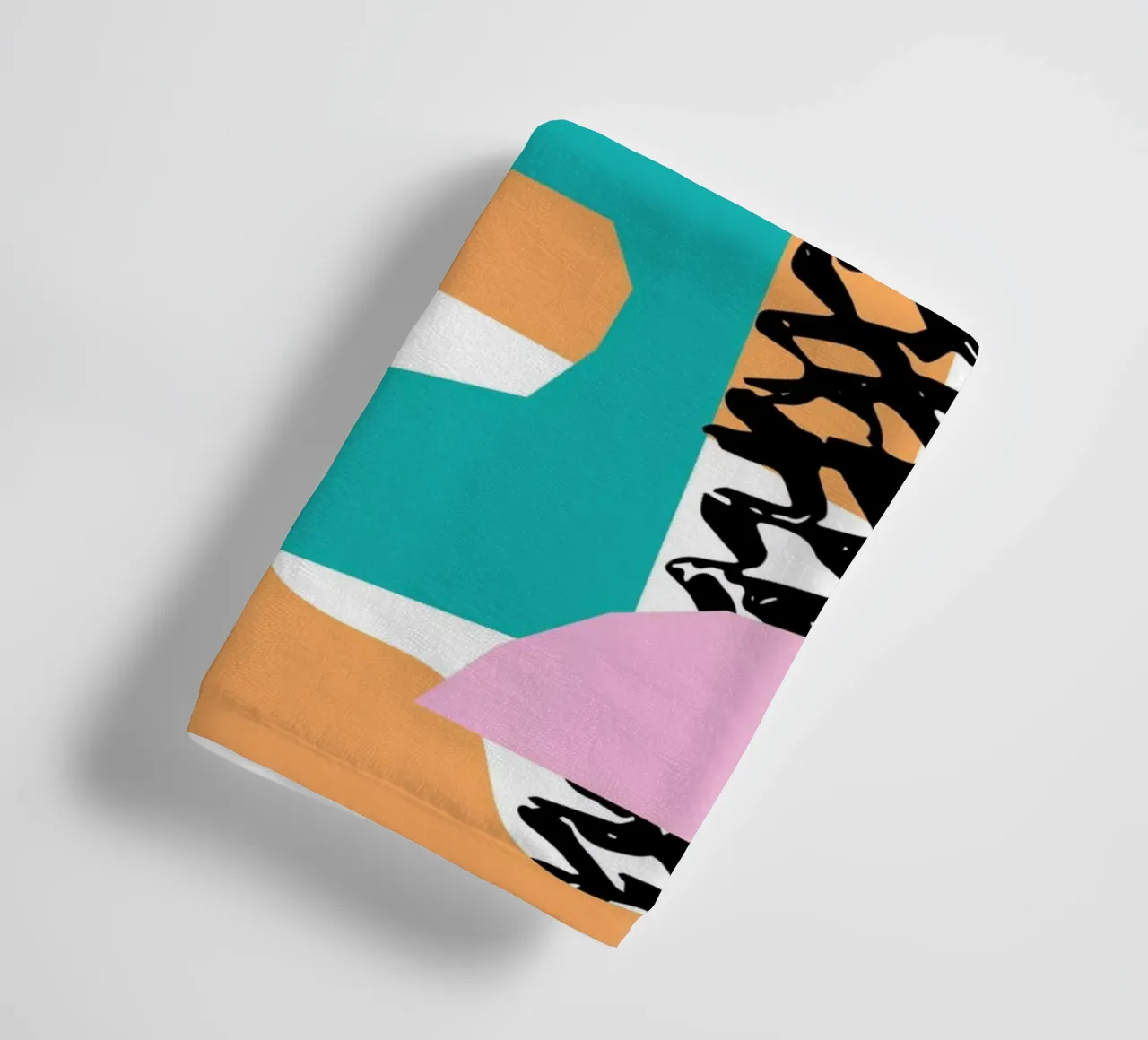 Playful Abstraction towel by Kim Hubball Studio