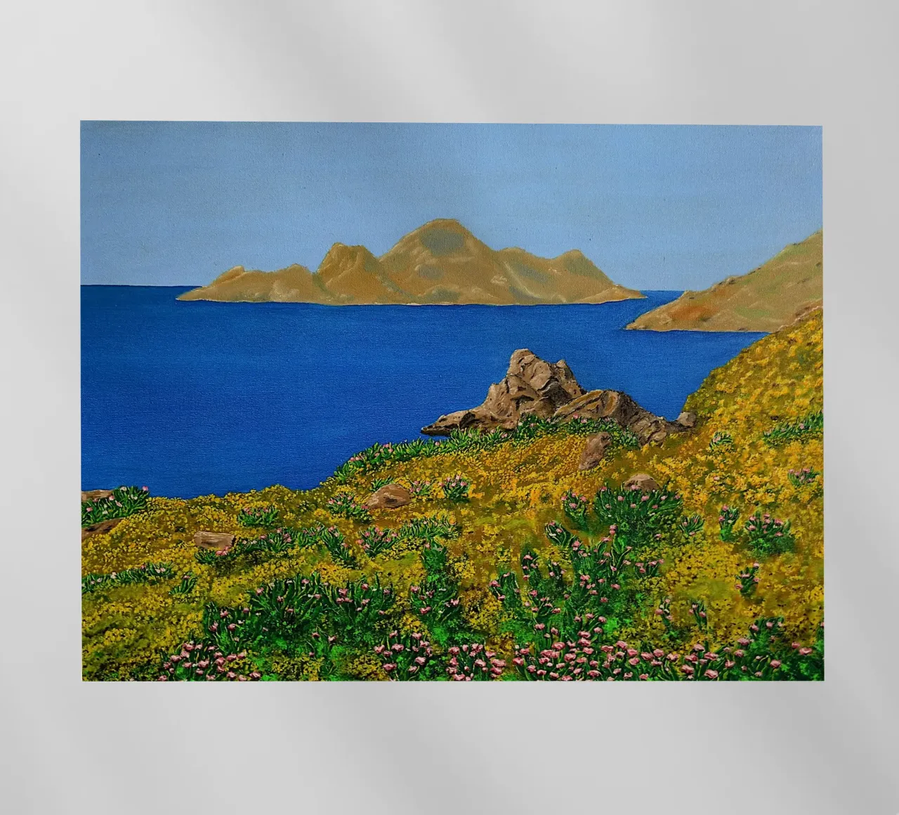 L'isola della bellezza. pellicola backlit da Thierry Vobmann Abstract painting