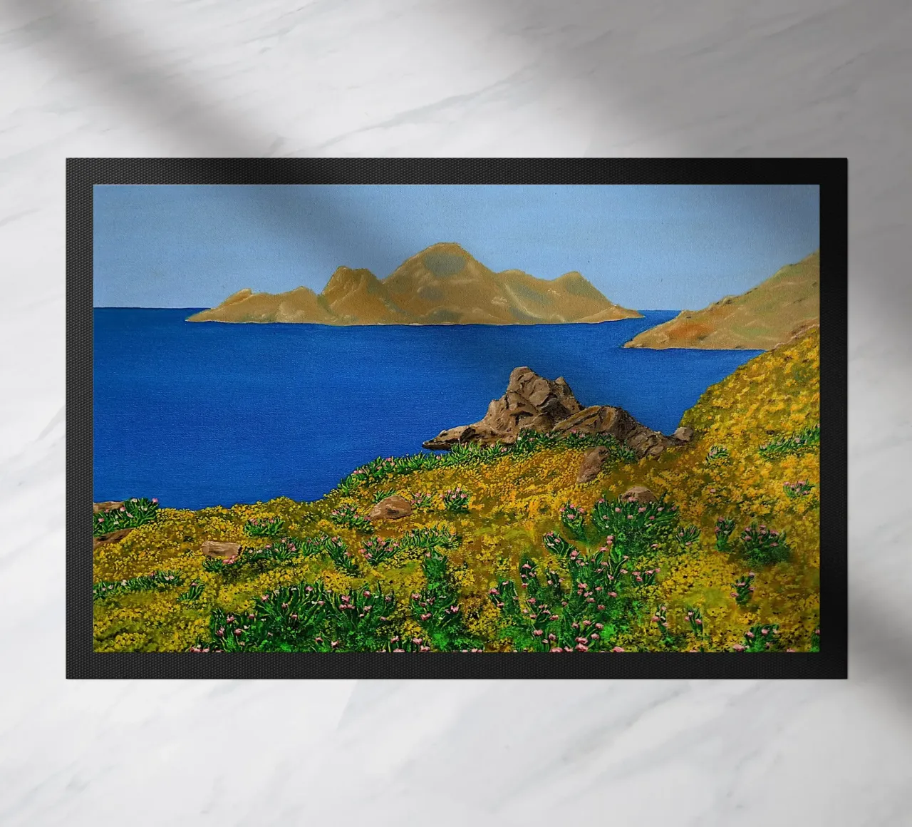 L'isola della bellezza. zerbino da Thierry Vobmann Abstract painting