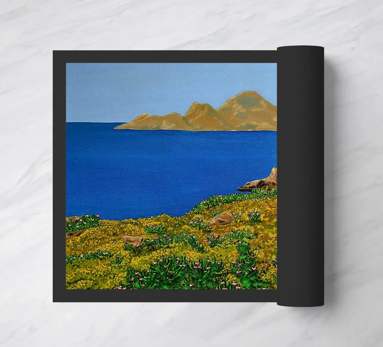 L'isola della bellezza. zerbino da Thierry Vobmann Abstract painting
