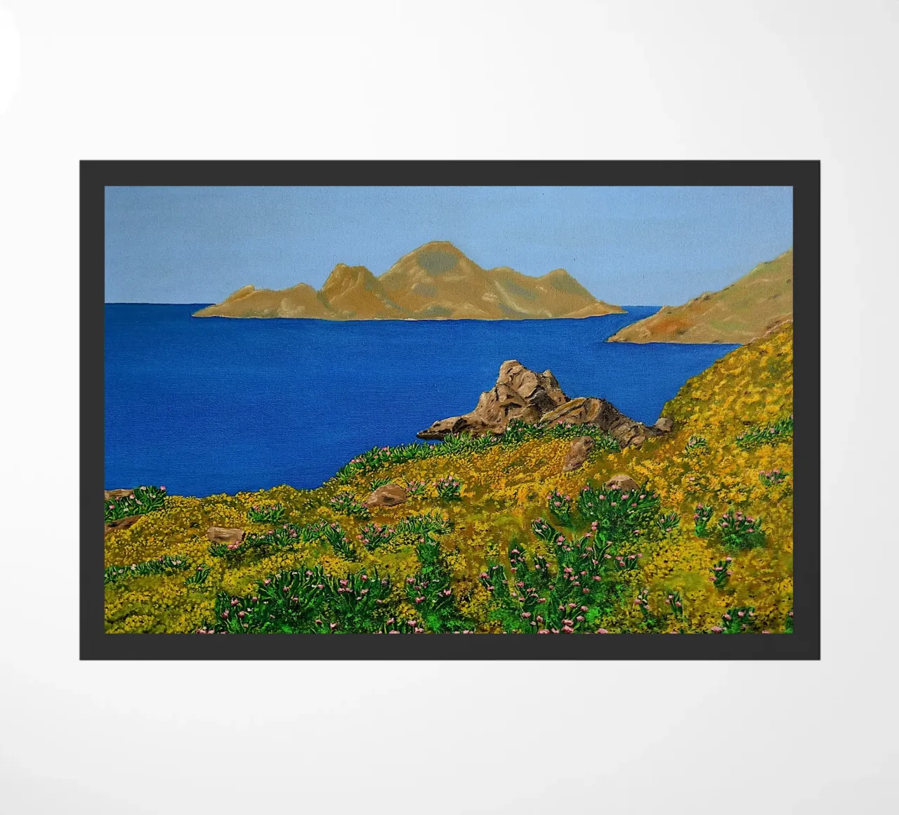 L'isola della bellezza. zerbino da Thierry Vobmann Abstract painting