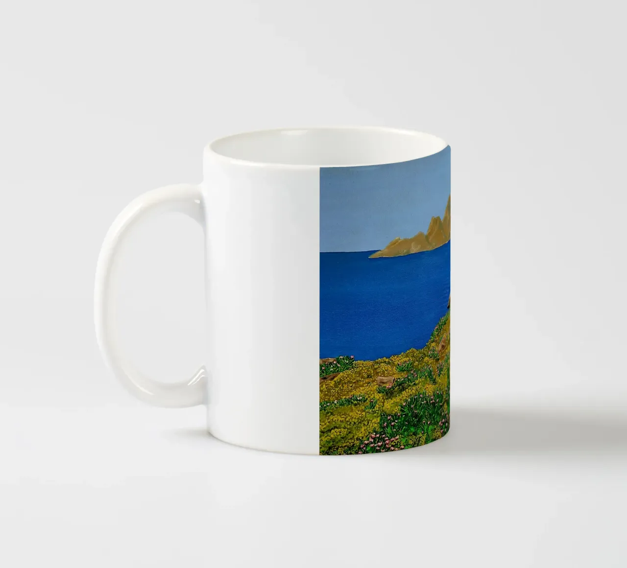 L'isola della bellezza. tazza in ceramica da Thierry Vobmann Abstract painting