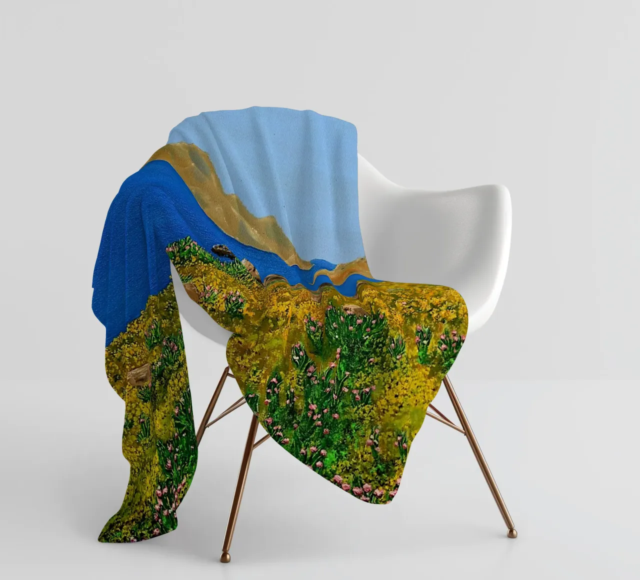 L'isola della bellezza. coperta in pile da Thierry Vobmann Abstract painting
