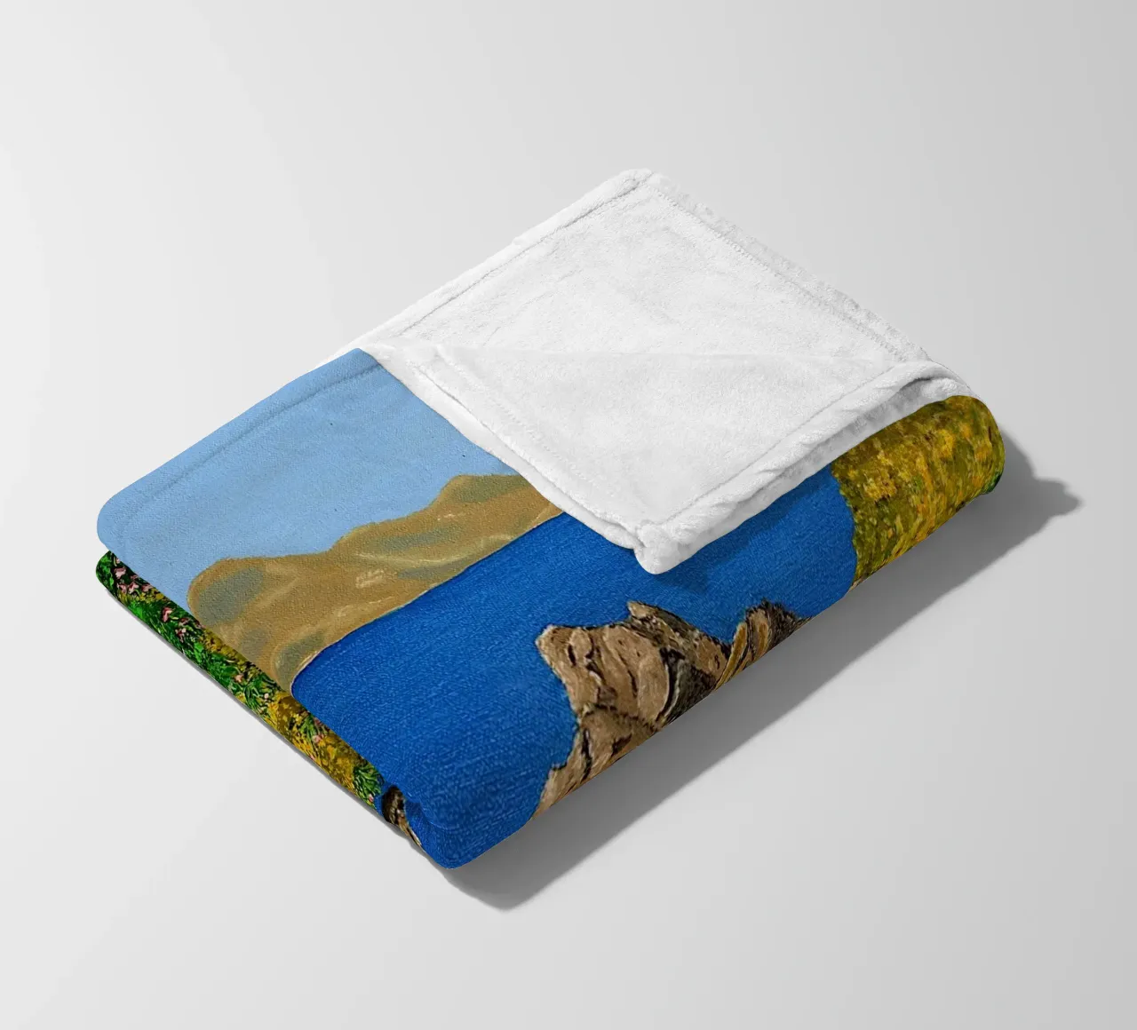 L'isola della bellezza. coperta in pile da Thierry Vobmann Abstract painting