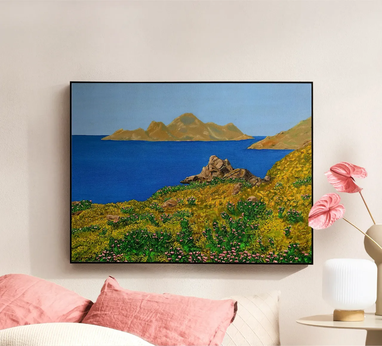 L'isola della bellezza. plexiglass da Thierry Vobmann Abstract painting