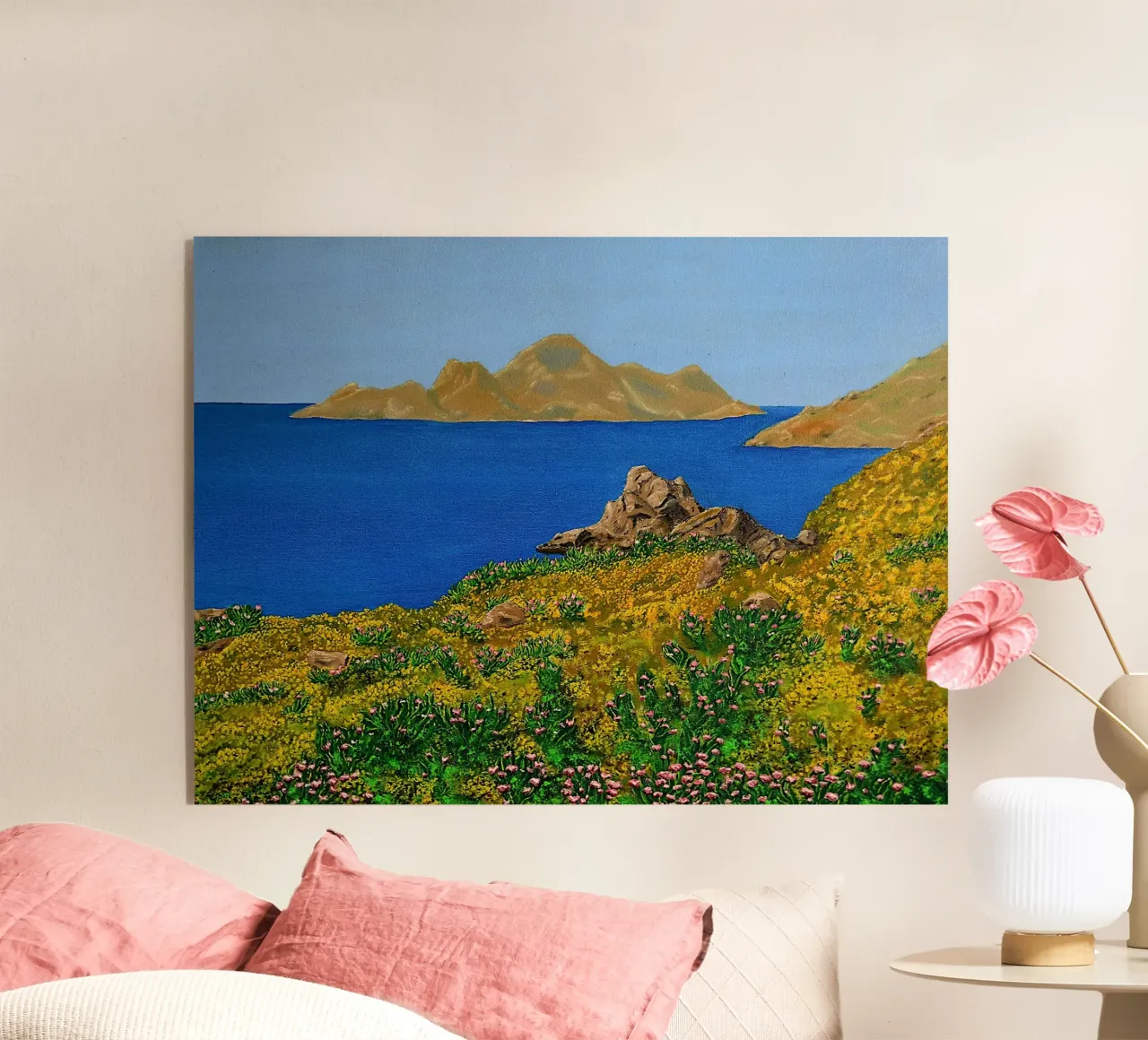 L'isola della bellezza. plexiglass da Thierry Vobmann Abstract painting