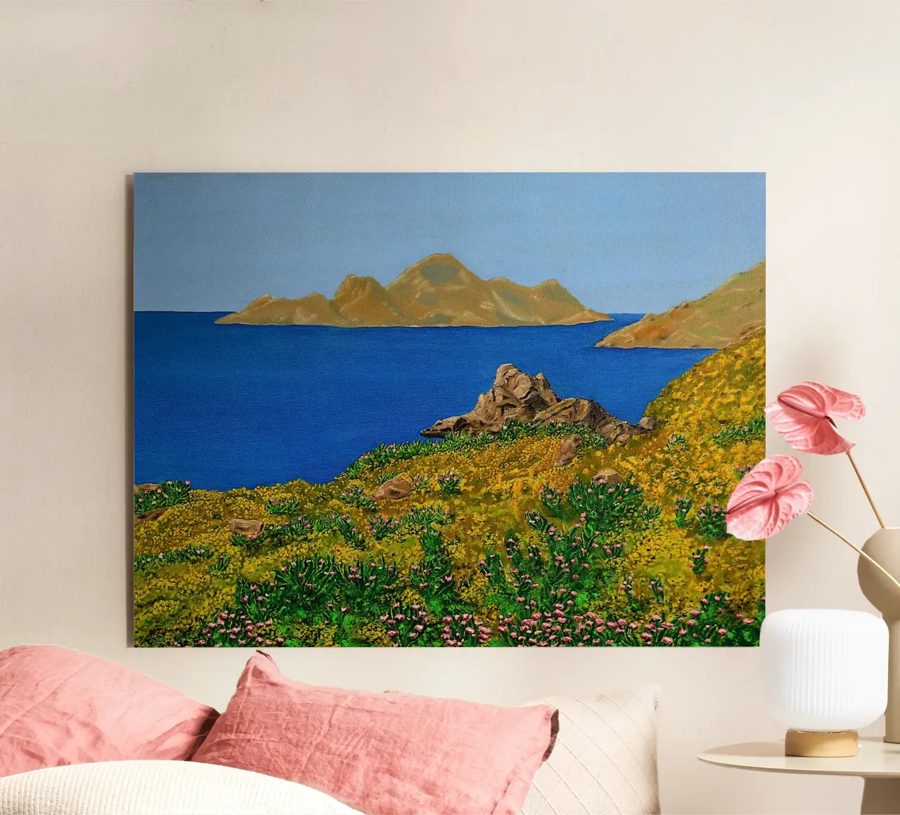L'isola della bellezza. alluminio dibond da Thierry Vobmann Abstract painting