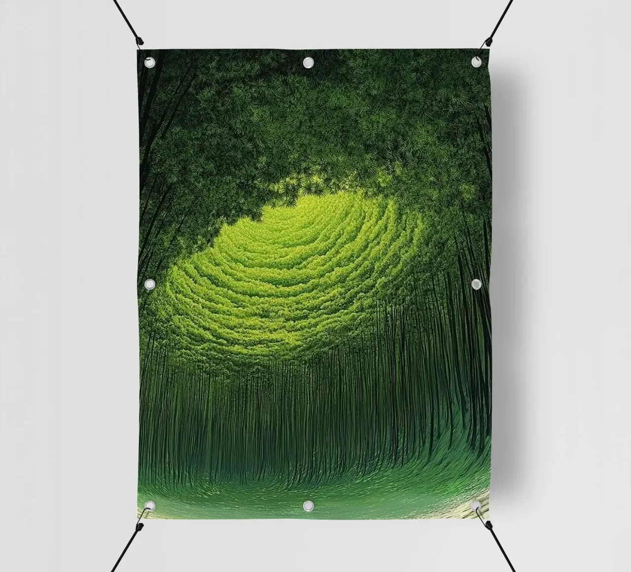 giant hole forest telo in pvc da scoten