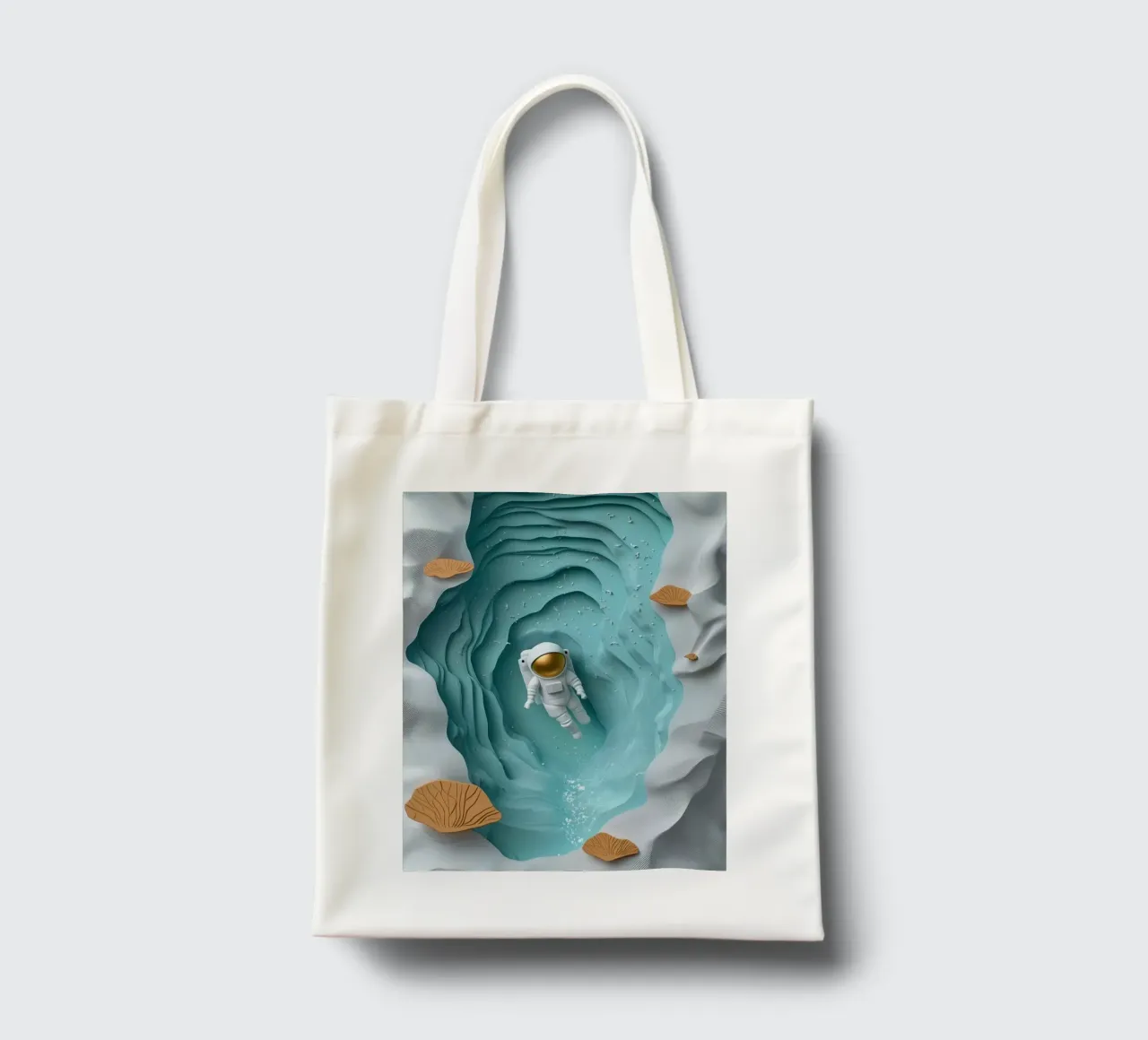 astronaut in space lake borsa in juta da scoten