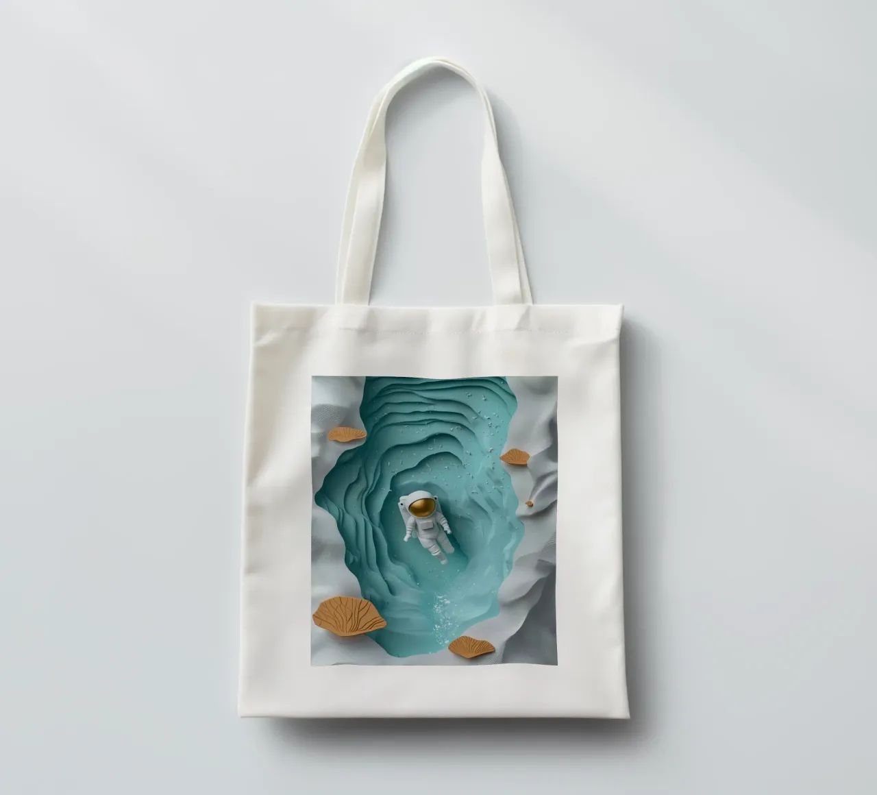 astronaut in space lake borsa in juta da scoten