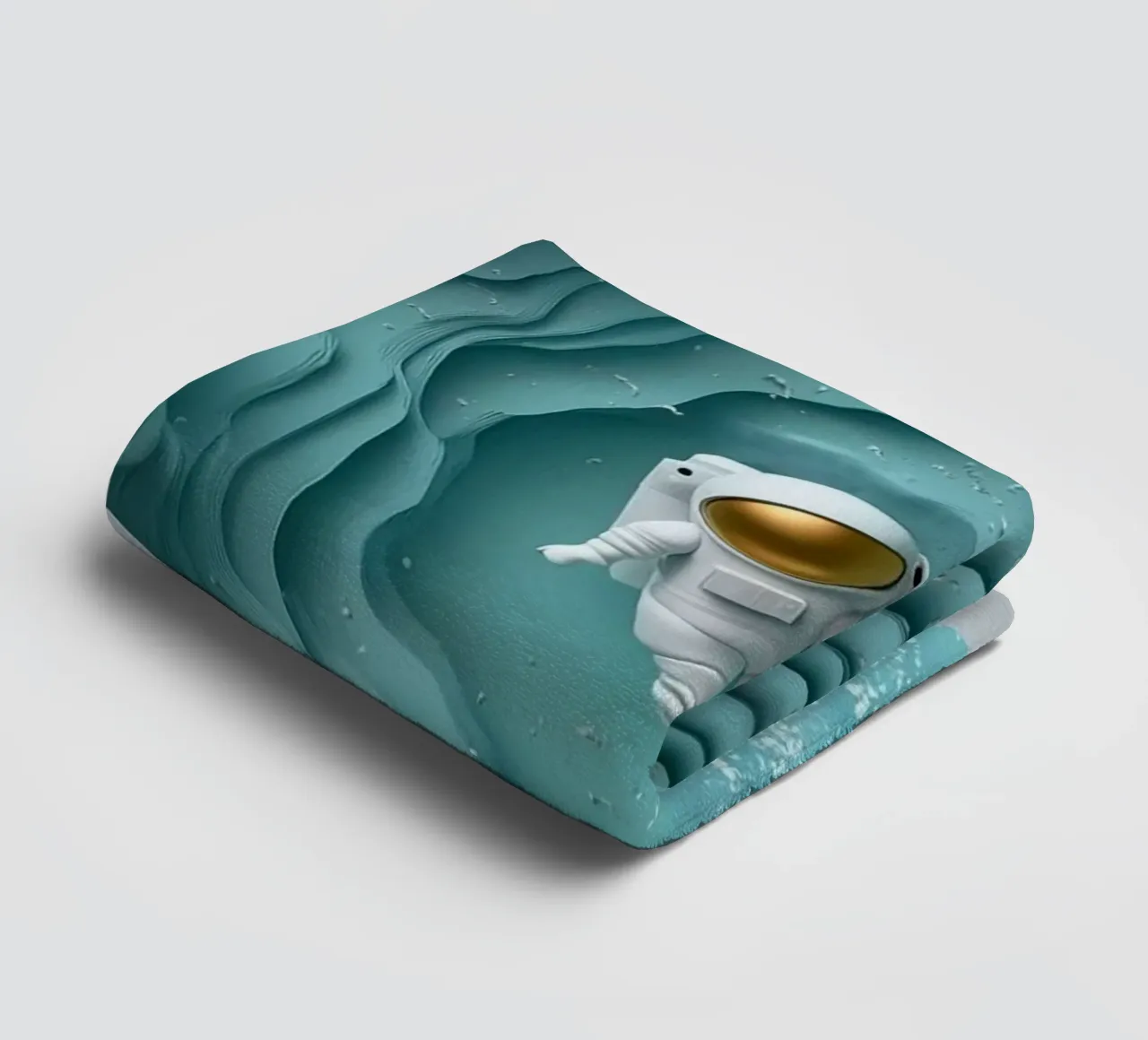 astronaut in space lake Handtuch von scoten