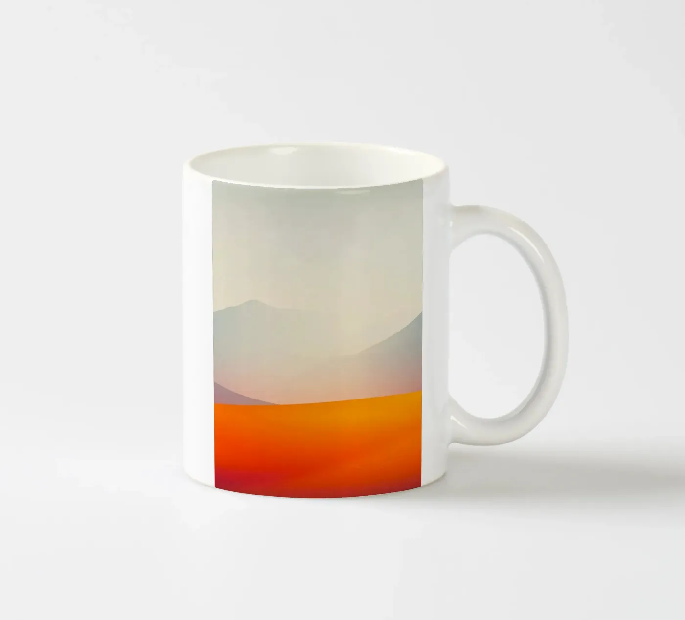 gradient sunset ceramic mug by scoten