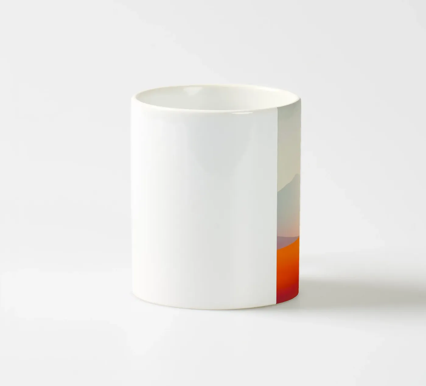gradient sunset ceramic mug by scoten