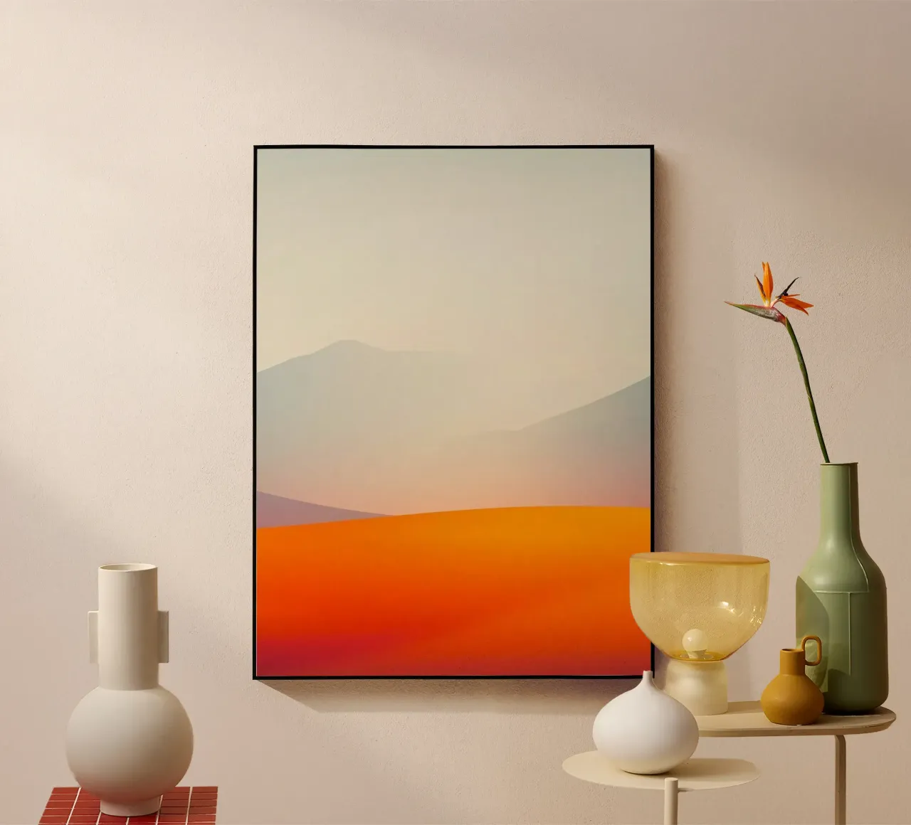 gradient sunset plexiglass da scoten