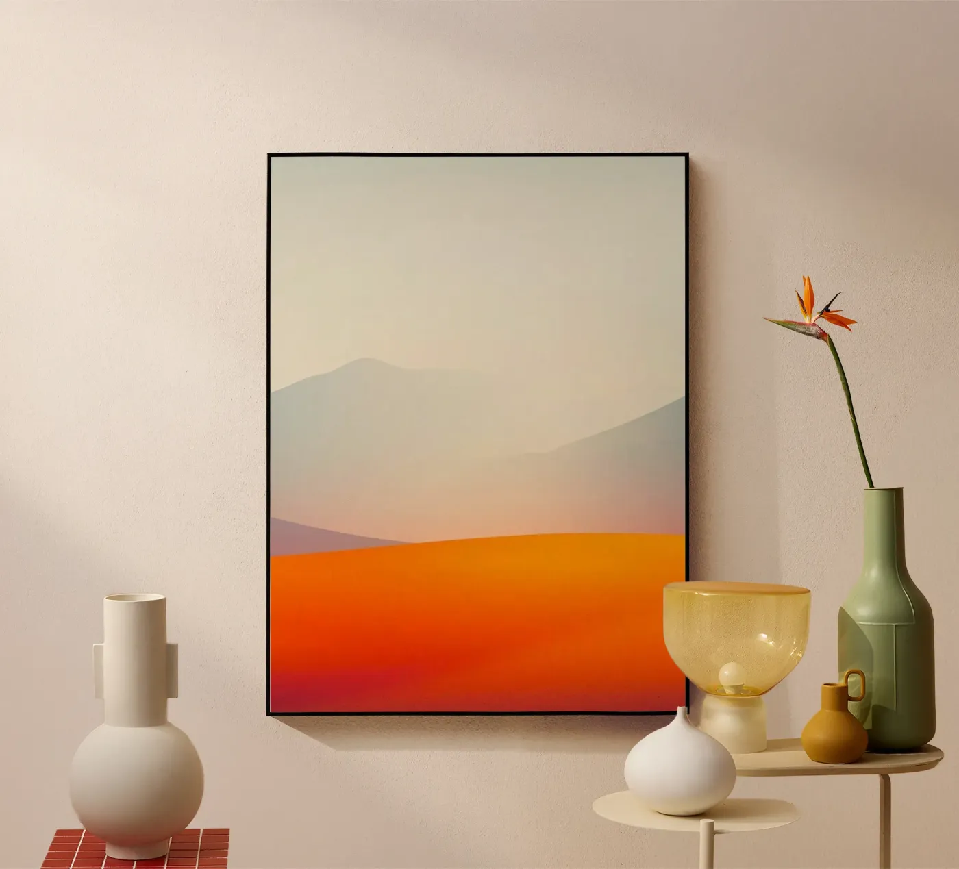 gradient sunset acryl van scoten
