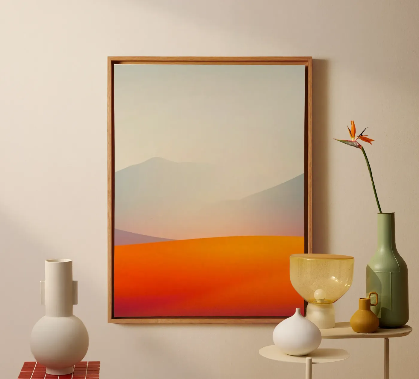 gradient sunset toile de scoten