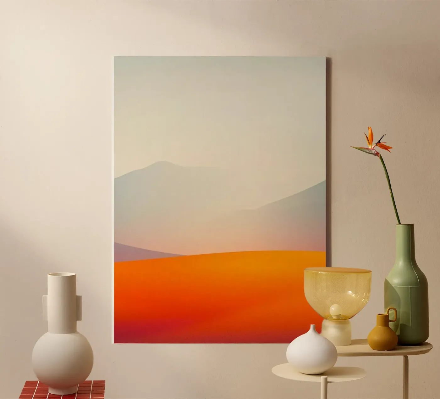 gradient sunset canvas by scoten