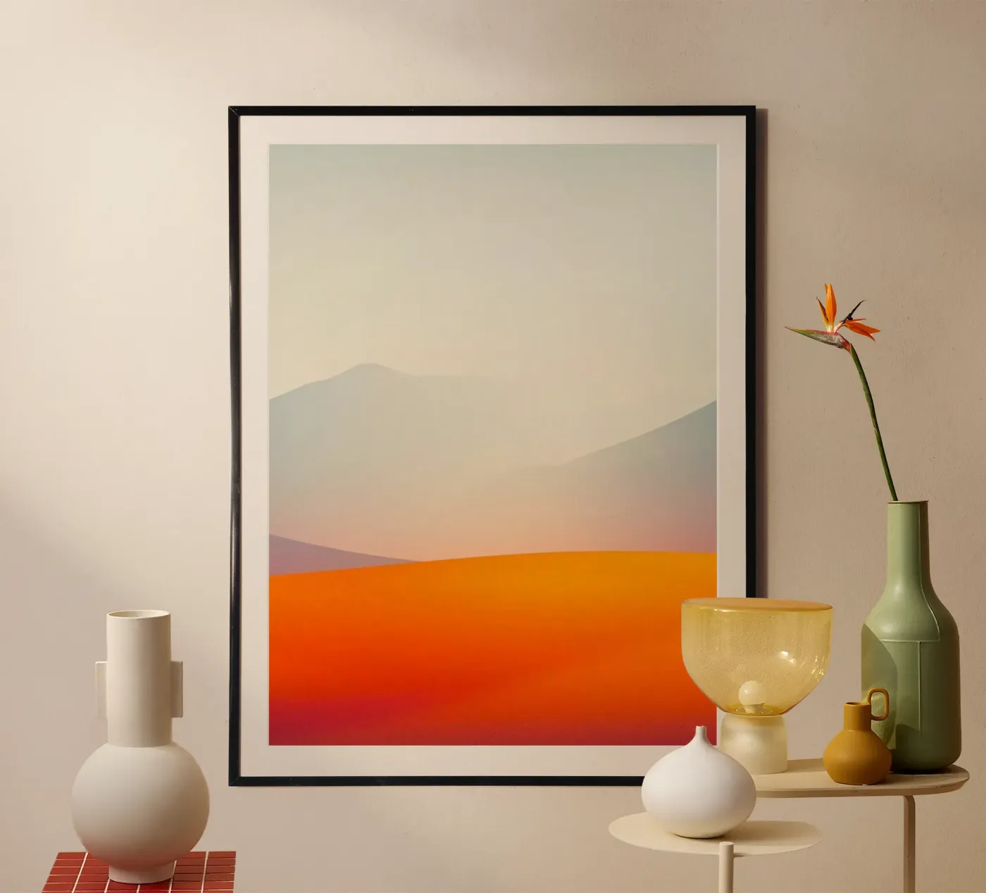 gradient sunset poster de scoten