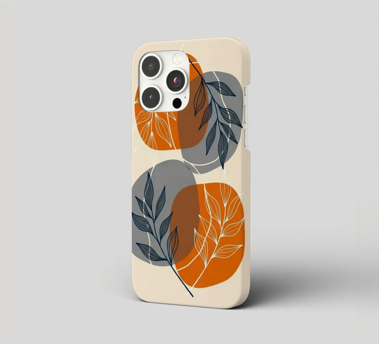 Stampa botanica astratta Boho cover iphone da Artistic-shop