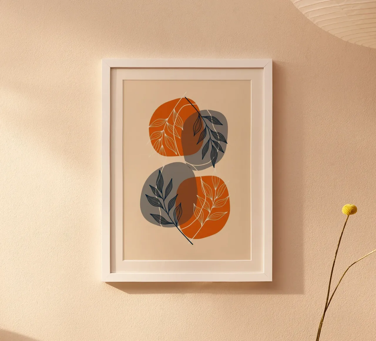 Boho Abstract Botanical Print hahnemühle by Artistic-shop